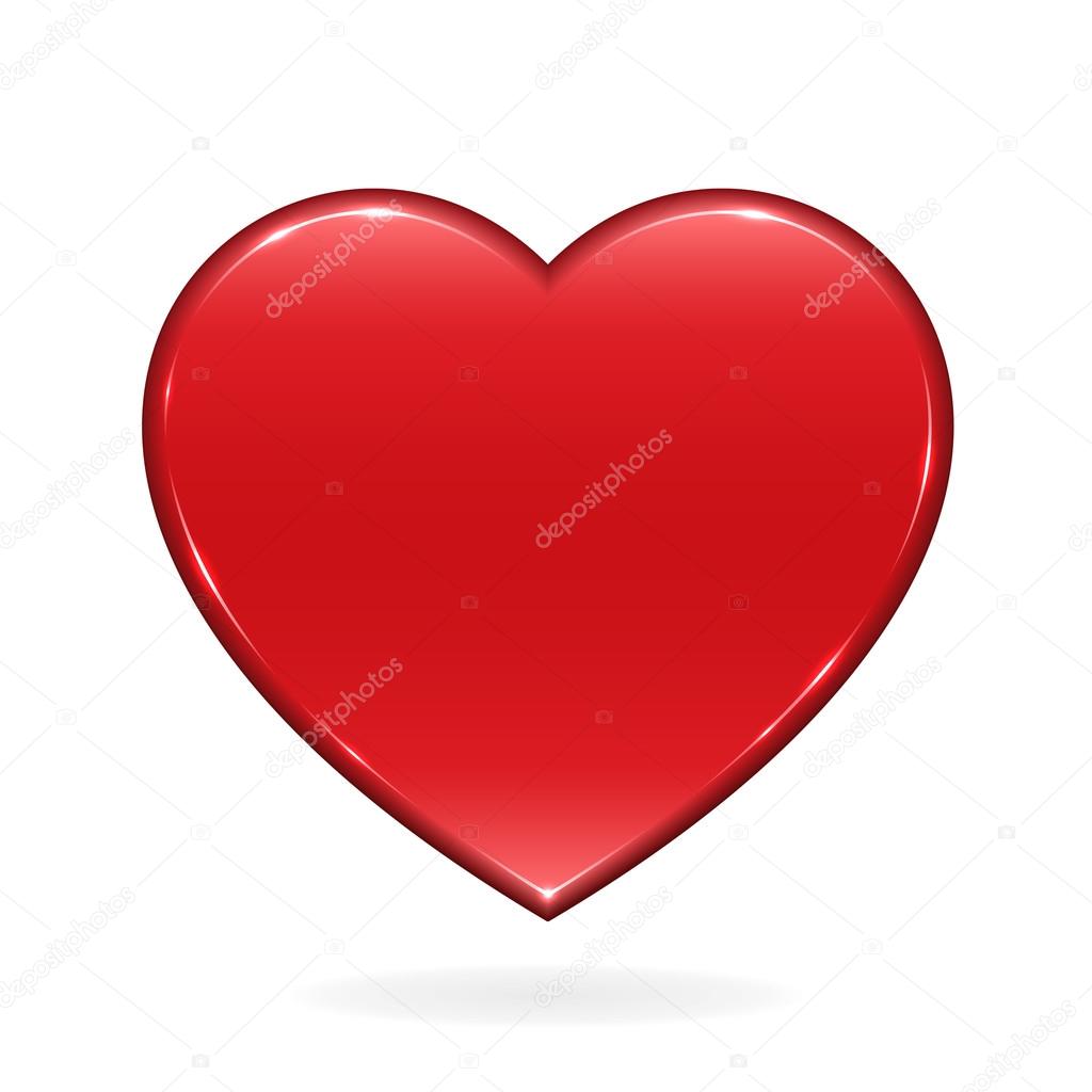 Red Shiny Heart