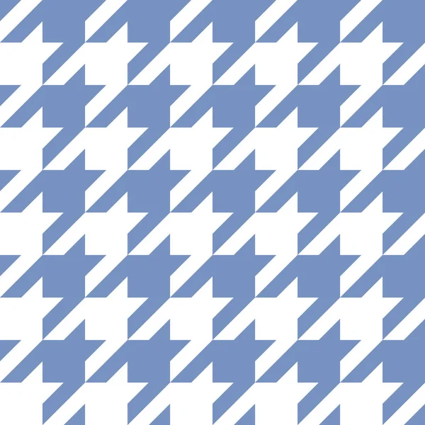 Ilustração Vetorial Houndstooth Sem Costura Que Pode Ser Adicionado Swatch —  Vetores de Stock