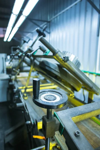 Machine Wood Production Factory — Stock Photo, Image