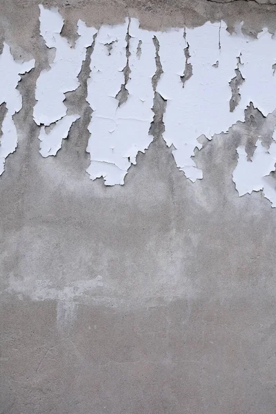 Damaged Paint Layer Concrete Wall Texture — Stock Photo, Image