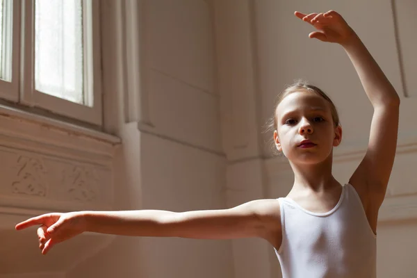 young ballerina posing