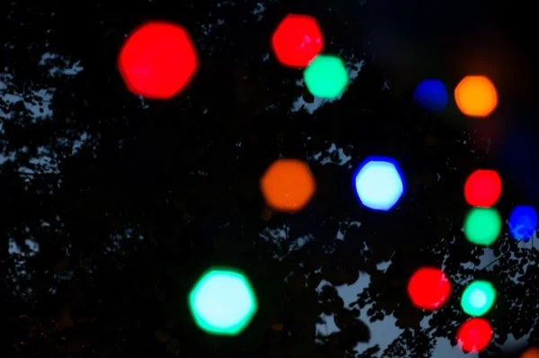 Colorful bokeh lights — Stock Photo, Image