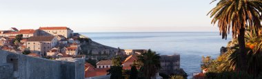 Dubrovnik'in tarihi kent Panoraması