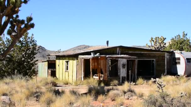 Abandonar la minería Ghost Town — Vídeo de stock