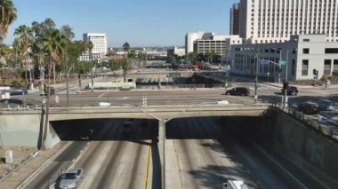 Downtown Los Angeles California trafik