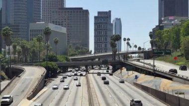 Downtown Los Angeles California trafik