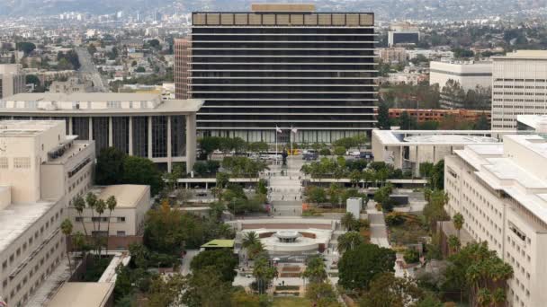 Dwp Building de cima em Los Angeles — Vídeo de Stock