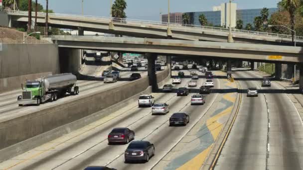 Накладні витрати в центрі Лос-Анджелеса штат Каліфорнія — стокове відео