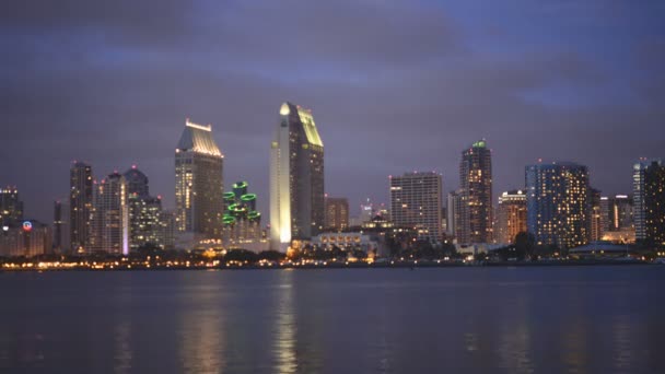 San Diego e Waterfront — Vídeo de Stock