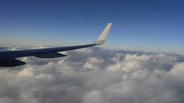 Time Lapse of Aircraft Flying — Vídeo de Stock