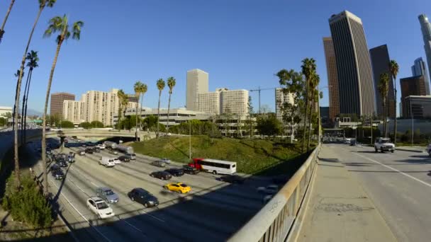 Traffic in Los Angeles — Stock Video