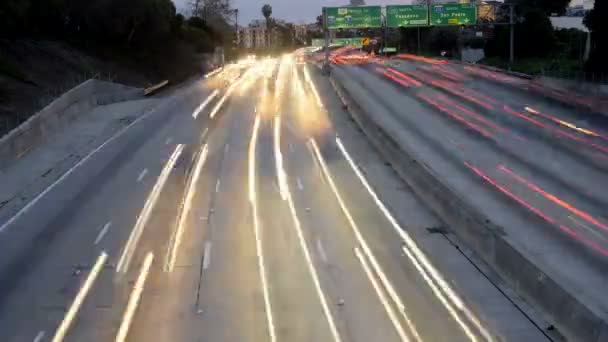 Автострада трафіку в Лос-Анджелесі — стокове відео