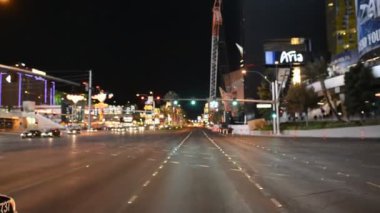 zaman atlamalı gece las vegas Strip