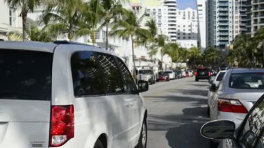 Ocean Drive'da Trafik Telapse