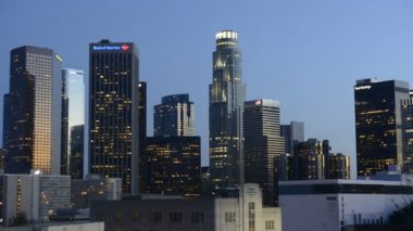 Doğal Downtown Los Angeles gece