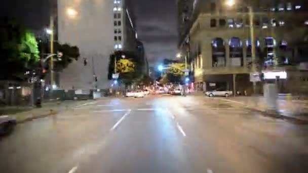 Downtown dirigindo em Los Angeles — Vídeo de Stock