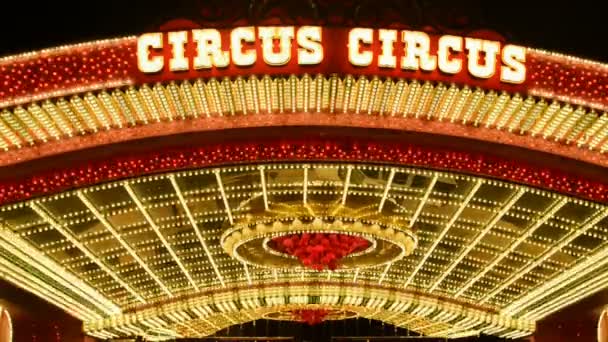 Circus Circus Hotel Las Vegas — Video Stock