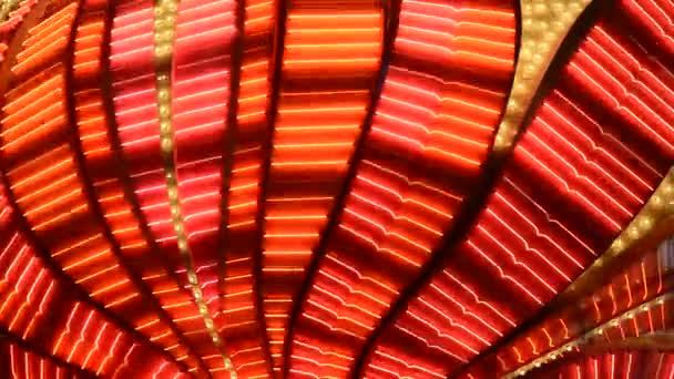 拉斯维加斯赌场的灯光 — 图库视频影像