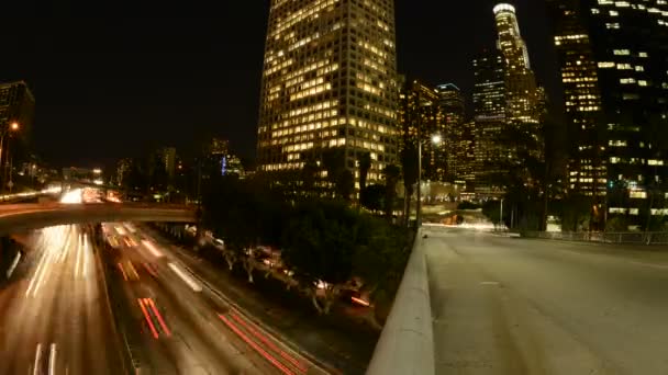 Trafik i los angeles — Stockvideo