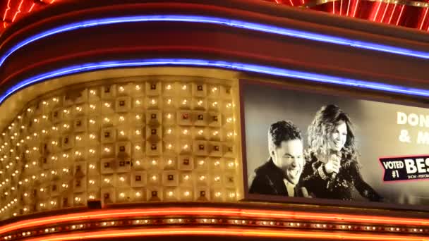 Las Vegas Casino Lights — Videoclip de stoc