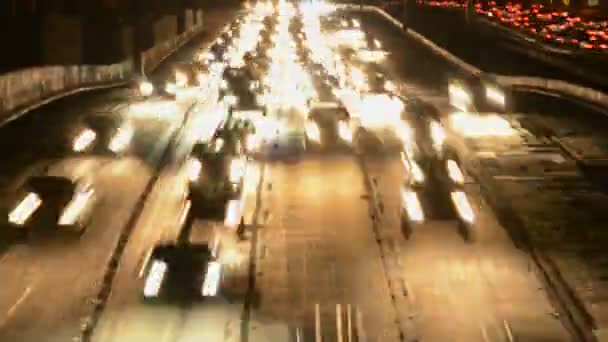 Traffico autostradale a Los Angeles — Video Stock