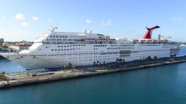 Bahamas Port des navires de croisière — Video