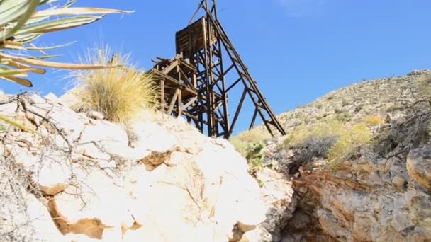 Mine in the Mojave Desert — Stock Video