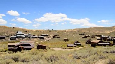 Çölde küçük hayalet şehir müzesi