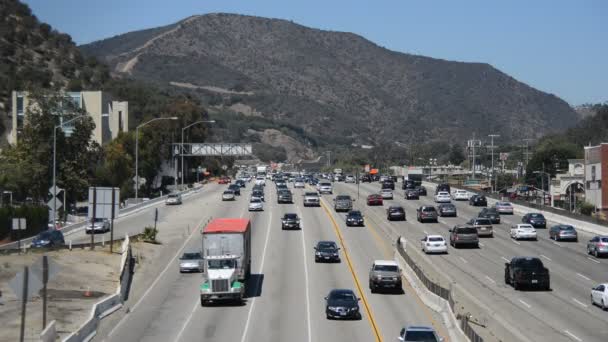 Trafic de jour dans le centre-ville — Video