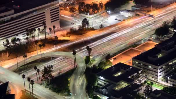 Vista general del centro de Los Ángeles — Vídeos de Stock