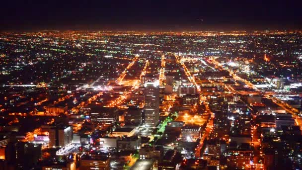 Обзор центра Лос-Анджелеса — стоковое видео