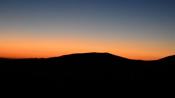 Blick auf Mojave Sonnenuntergang — Stockvideo