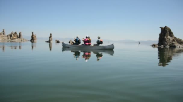 Schilderachtige Mono Lake Californië — Stockvideo