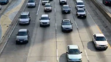 Trafik sıkışıklığı Downtown Los Angeles