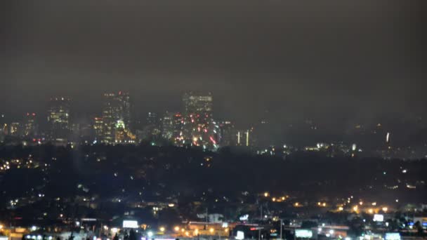 Fireworks in Los Angeles — Stock Video