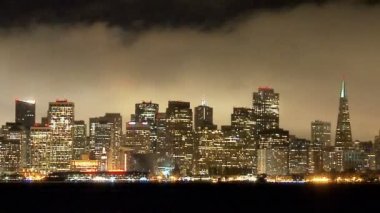 Sisli San Francisco Skyline geceleri