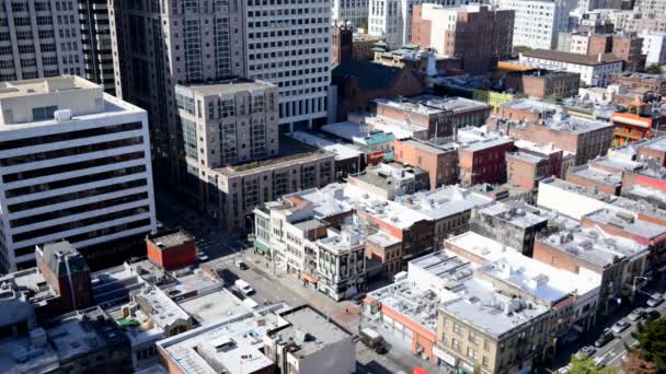 Traffico nel centro di San Francisco — Video Stock