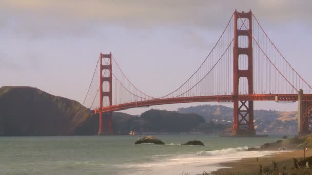 Golden gate bridge di san francisco — Video Stock