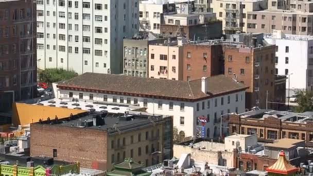 Uitzoomen boven san francisco — Stockvideo