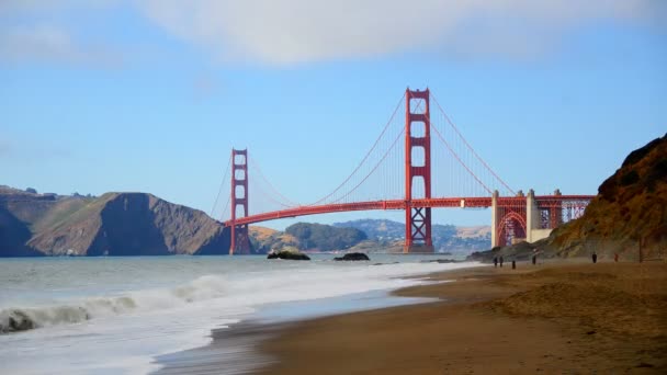 Golden gate bridge di san francisco — Video Stock