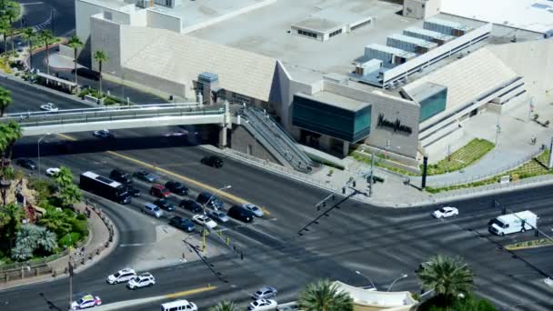 Time Lapse Vista de Las Vegas Strip — Vídeo de Stock