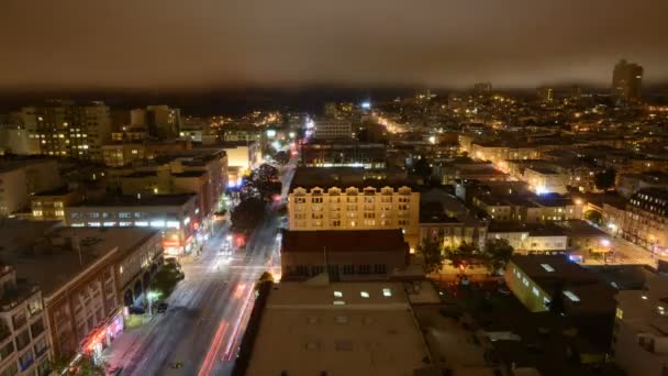 Verkeer In Downtown San Francisco — Stockvideo