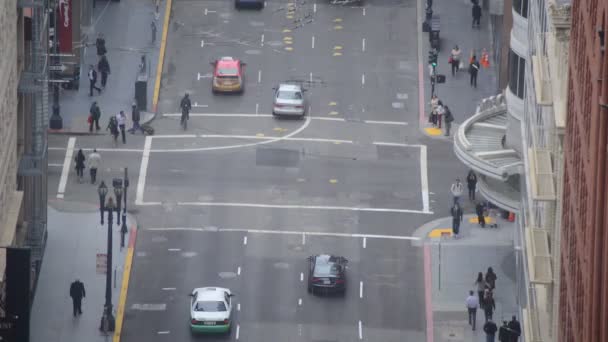 Traffic In Downtown San Francisco — Stock Video