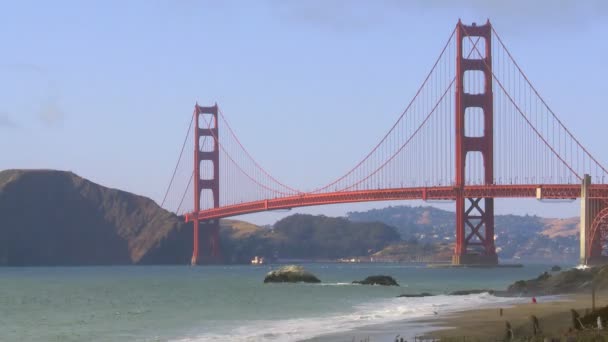 Golden Gate Bridge San Francisco — Stock Video