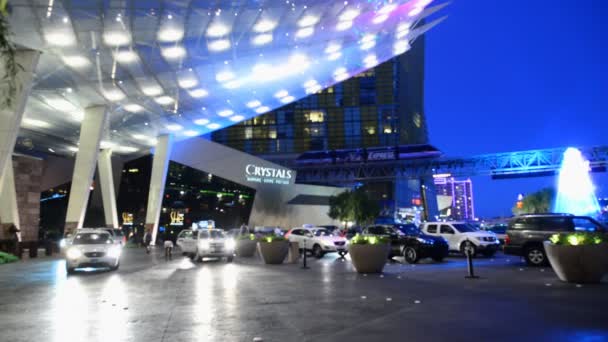 Las Vegas City Center di notte — Video Stock