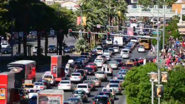 Las Vegas Strip Day — Stock Video