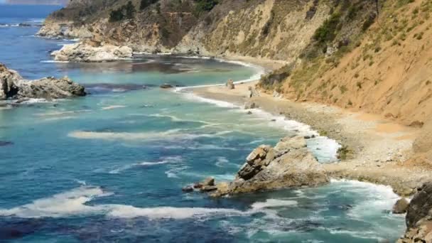 Línea costera de Big Sur California — Vídeos de Stock