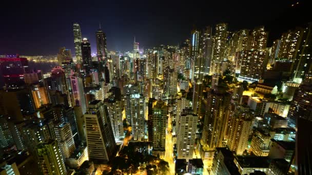 Lapso de tempo do Skyline de Hong Kong — Vídeo de Stock