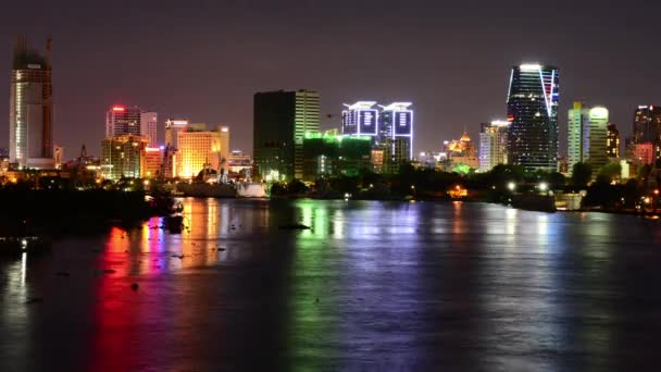 Cidade de Ho Chi Minh cênica — Vídeo de Stock