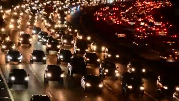 Tráfego rodoviário em Los Angeles — Vídeo de Stock